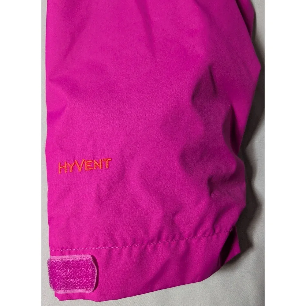 THE NORTH FACE HYVENT 3-in-1 Girls XL (18) Purple Orange‎ Full Zip Hooded Jacket